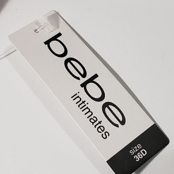 2 PACK BEBE INTIMATES PLUNGE GENTLE LIFT UNDERWIRE BRAS 36D Pink/Black TAGLESS - Picture 3 of 7